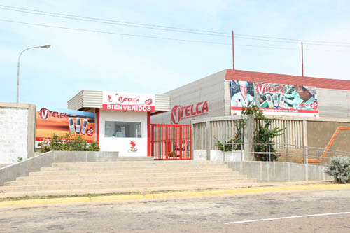 Entrada principal de la empresa socialista Vtelca.