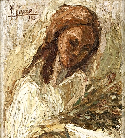 Obra Fidelio - Mujer con Flores