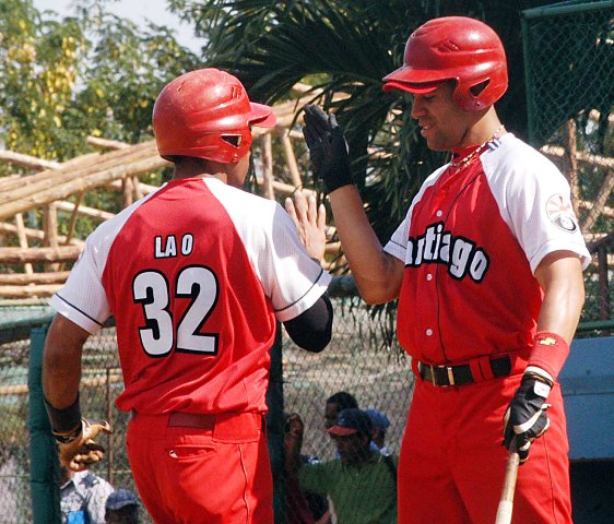 La O jugador del equipo Santiago de Cuba