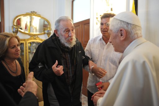 Encuentro entre Fidel y Benedicto XVI - 01