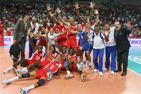 Cuba bronce en la Liga de Voly - 03