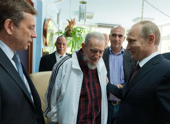 Fidel Castro y Putin