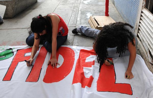 acciones comunitarias en Venezuela por Fidel