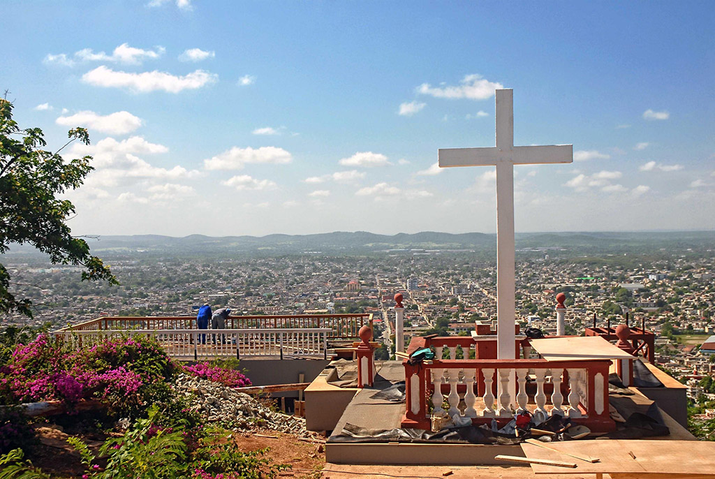 Preparativos para la misa del Papa 01