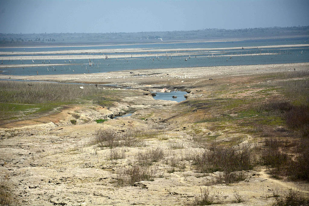 Sequía, embalse Zaza