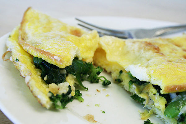 Tortilla de espinacas