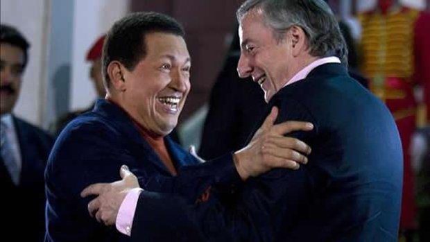 Hugo Chávez (Venezuela)- Néstor Kirchner (Argentina)