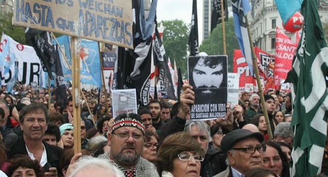 Marcha desparición-Maldonado-argentina