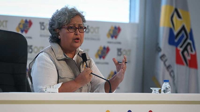 Tibisay Lucena-presidenta del CNE