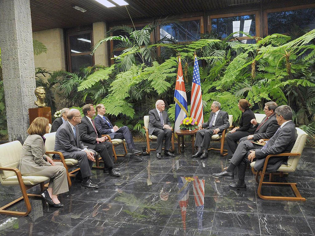 Visita de congresistas norteamericanos a Cuba