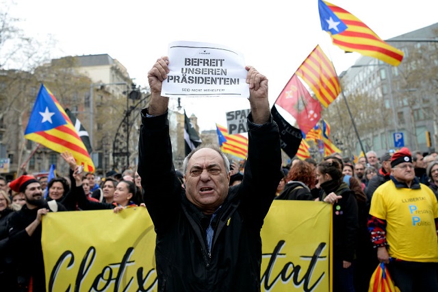 Cataluña-Manifestación-Carles Puigdemont