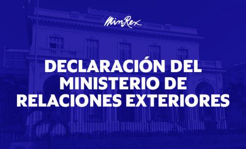 Minrex - Declaración ante informe de trata