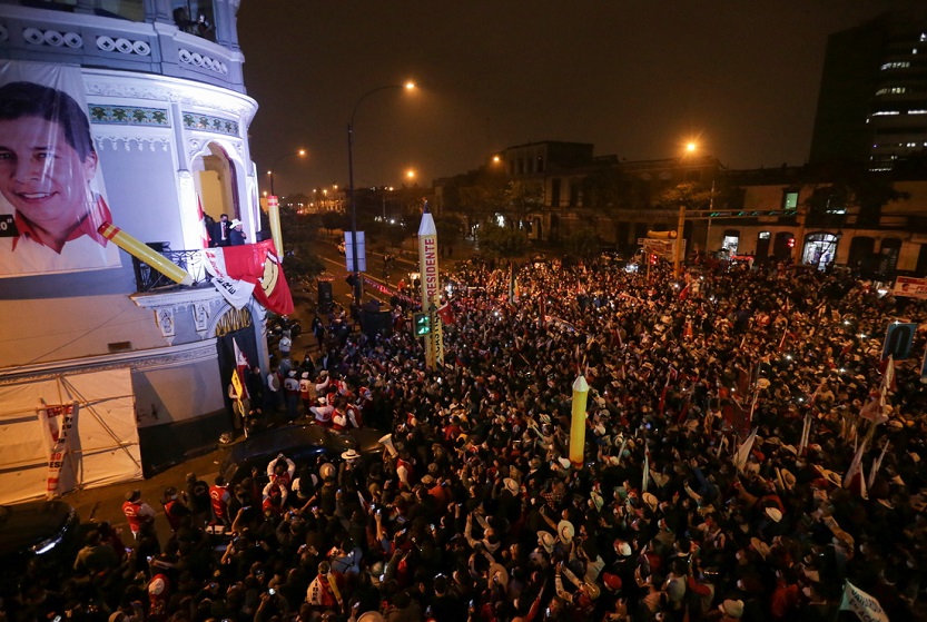 Pedro Castillo-Movilización-Perú