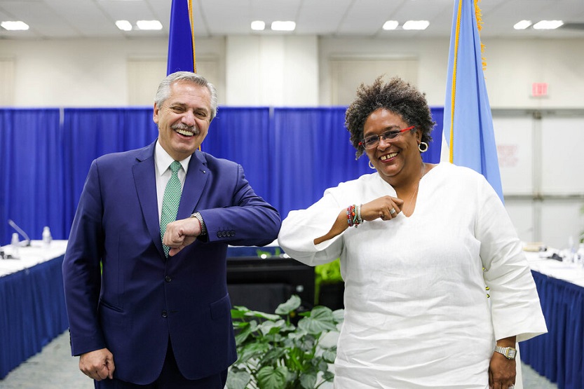 Alberto Fernández-Premier-Barbados