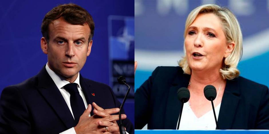 Enmanuel Macron-Marine Le Pen-Francia