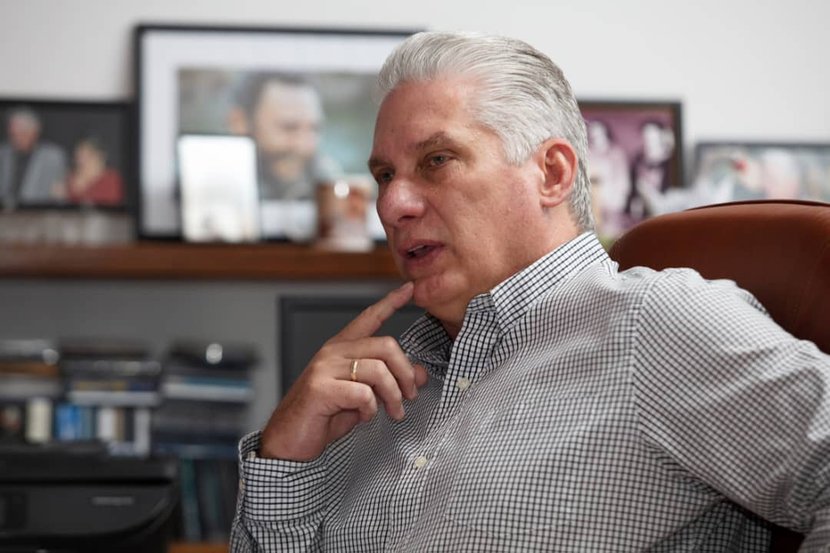 Miguel Díaz Canel-Entrevista-Atilio Borón