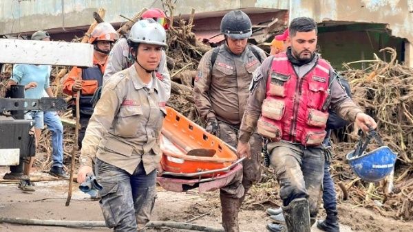 Deslave en Las Tejerías