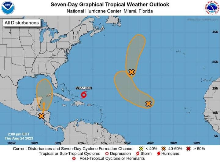 Depresión tropical Aviso de alerta temprana no.1