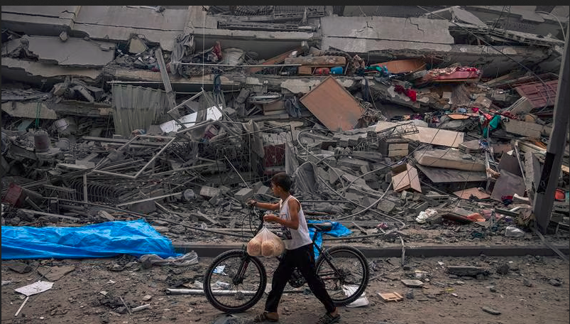 Niño en Palestina 