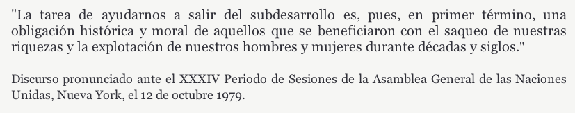 Frases de Fidel sobre globalización