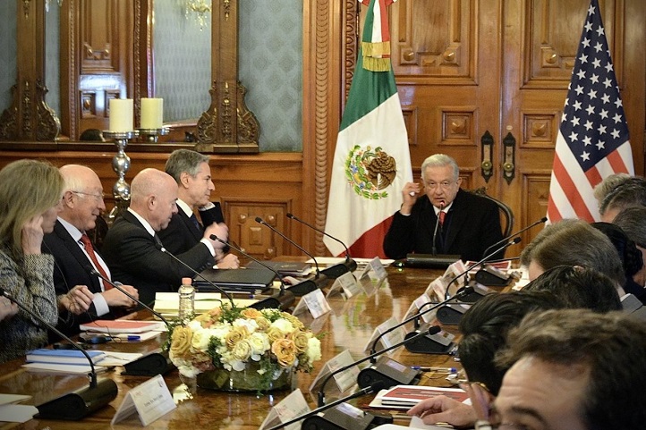 Delegación de alto nivel de EE.UU. visitó México 