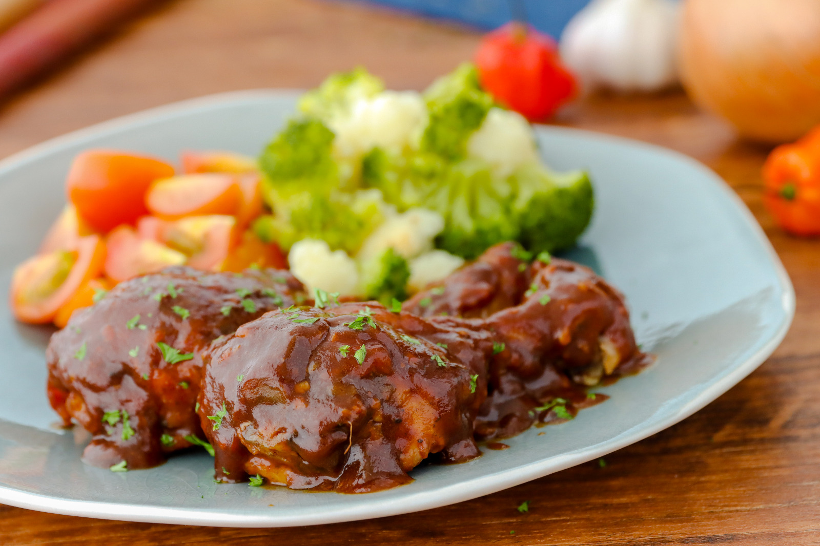 Pollo en salsa de tamarindo