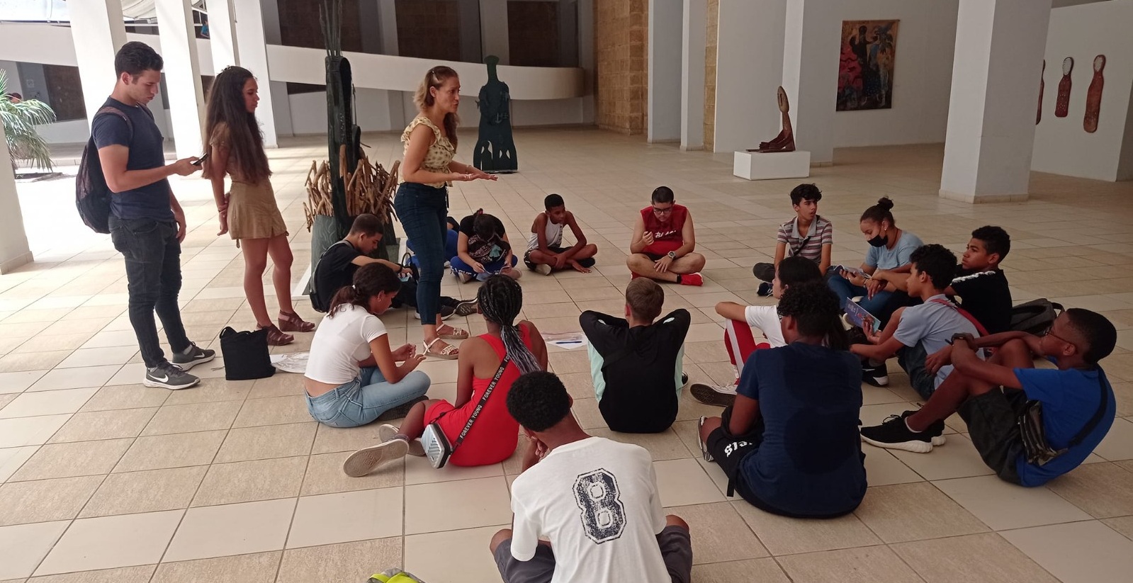 Talleres en el Museo Nacional de Bellas Artes