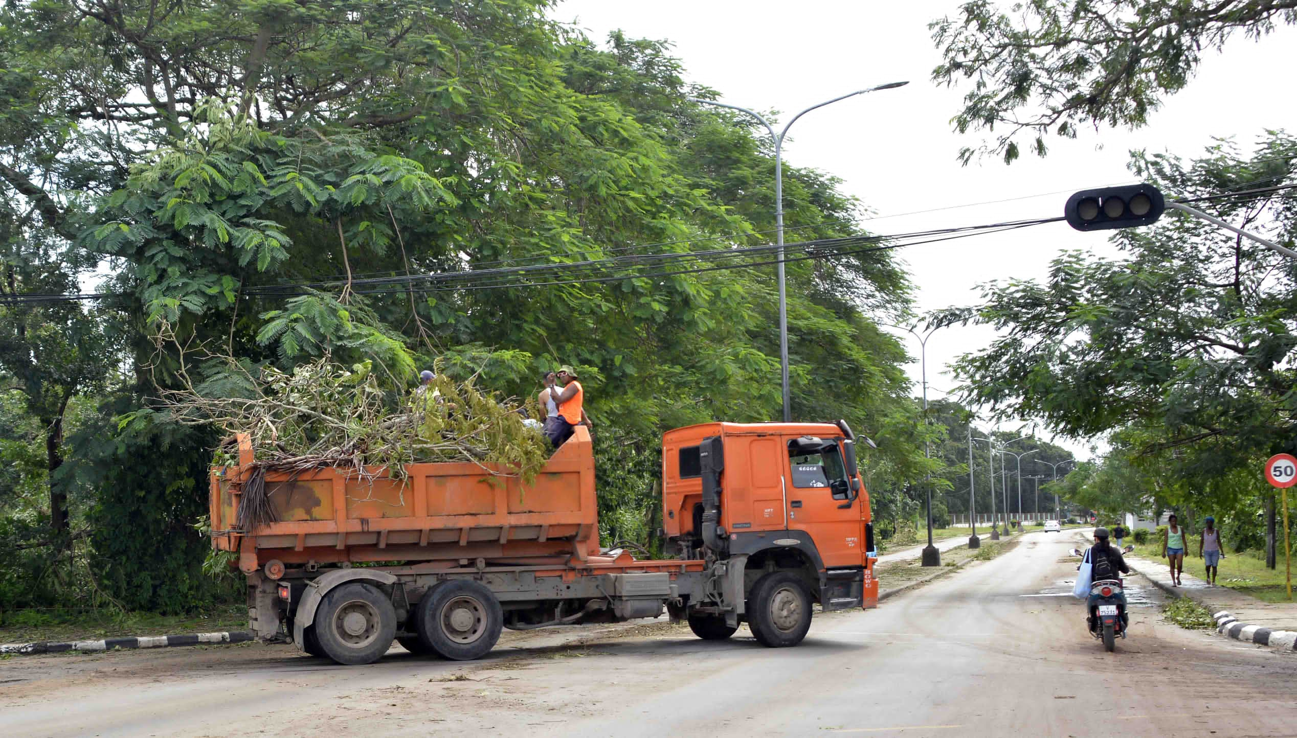 Paso del huracán Rafael por La Habana 