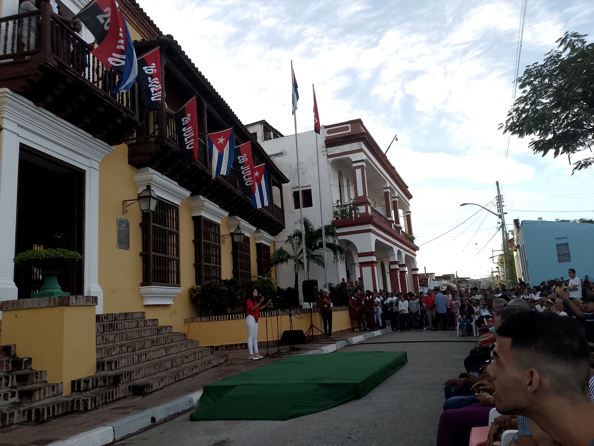 Balcones de la antigua estación de Policía, hoy Museo de la Lucha Clandestina.