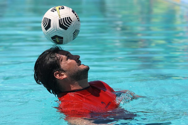 Lefont buscará implantar récord en dominio del balón en el agua Lefont buscará implantar récord en dominio del balón en el agua