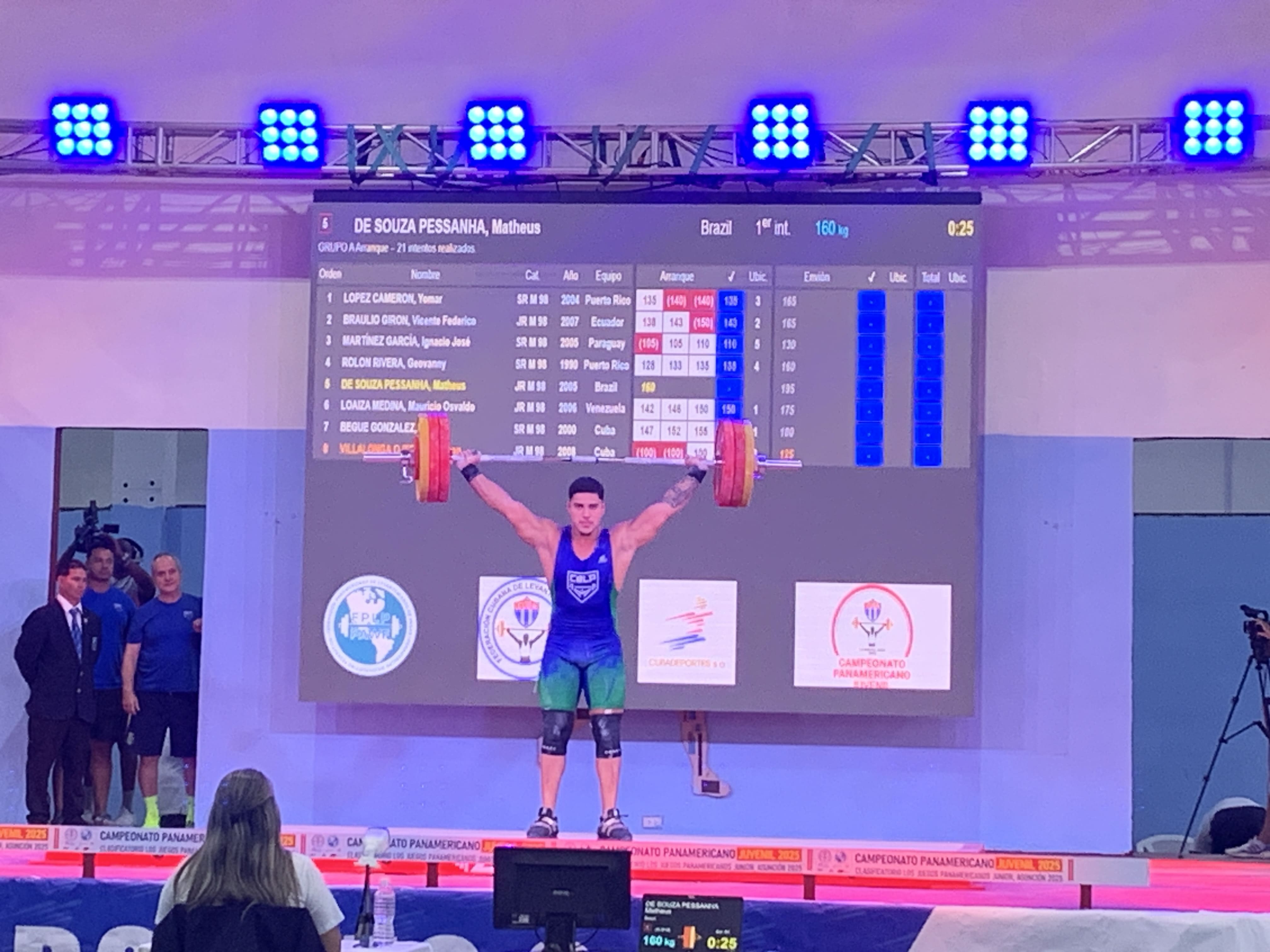 Torneo de levantamiento de pesas en La Habana