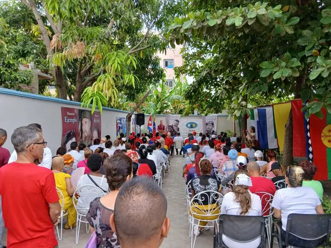 Tribuna antimperalista en la ciudad de Las Tunas. Foto: Noel Alejandro Alarcón Cabrera