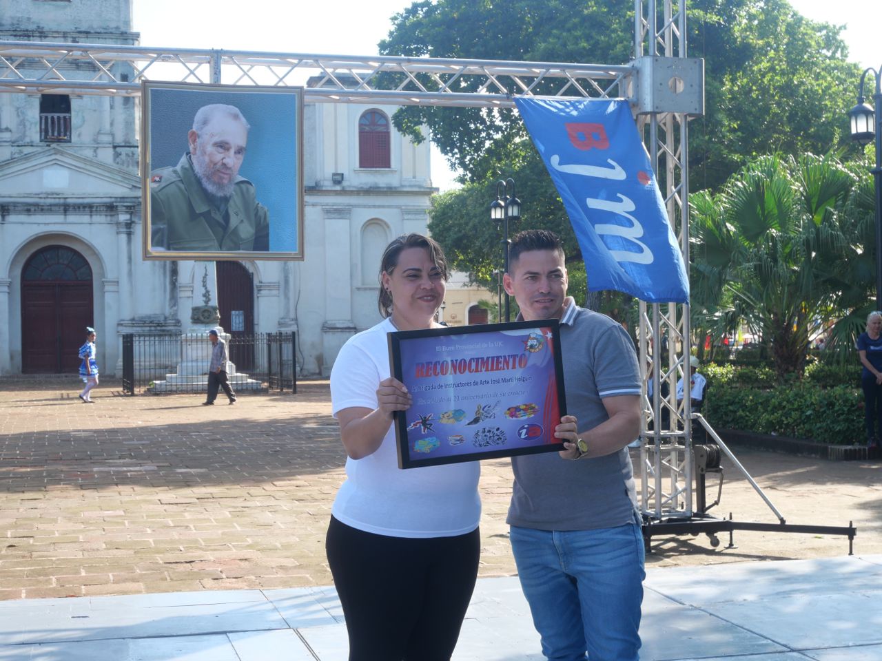 Holguín fue sede del acto nacional por el aniversario 21 de la Brigada de Instructores de Arte José Martí (BJM).