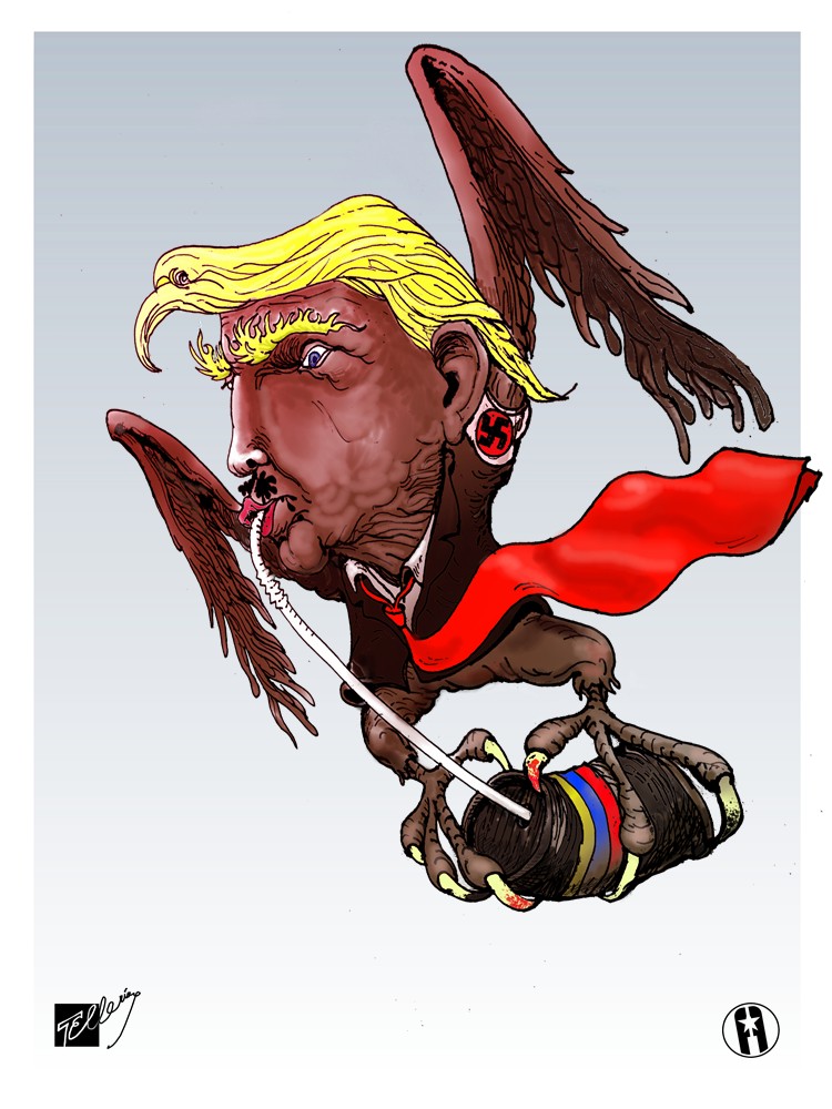 Trump insaciable pirata