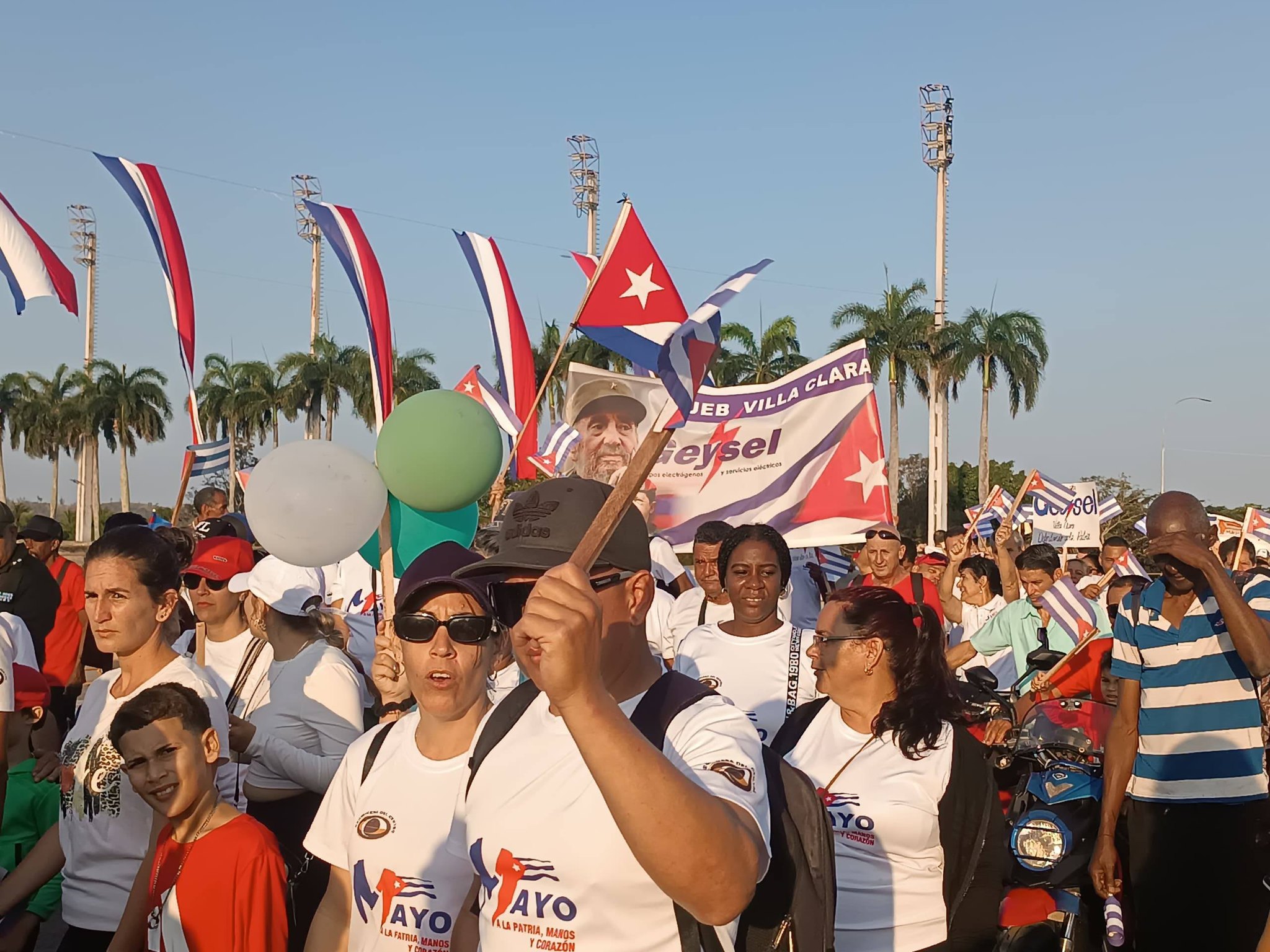 Desfile por el primero de mayo 