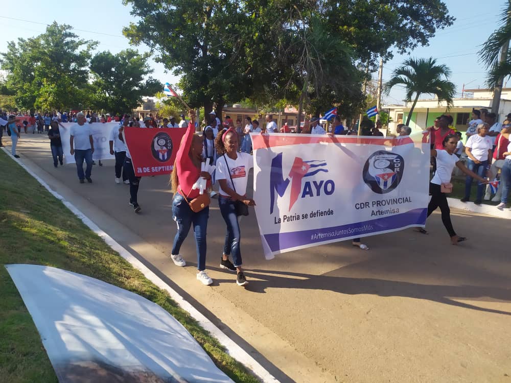 Desfile por el primero de mayo 