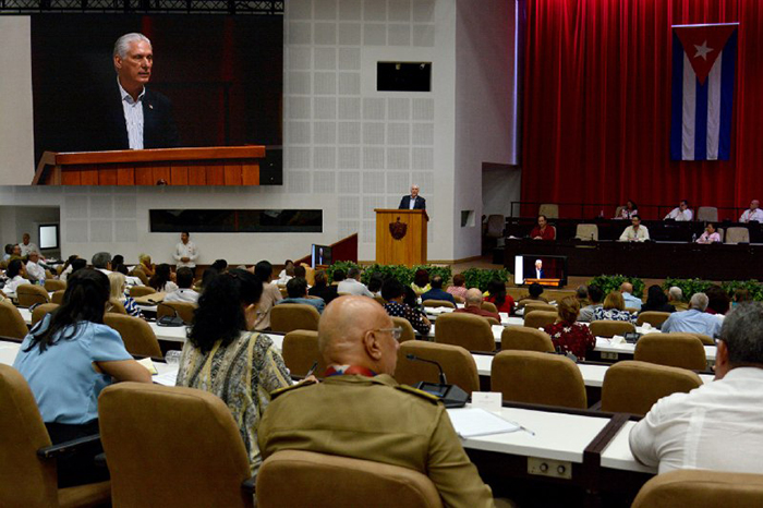 Presidente en la Séptimo Período Ordinario de Sesiones de la Asamblea Nacional del Poder Popular